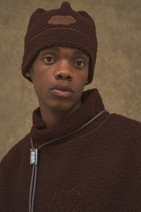 ECO BOA HAT -BROWN-